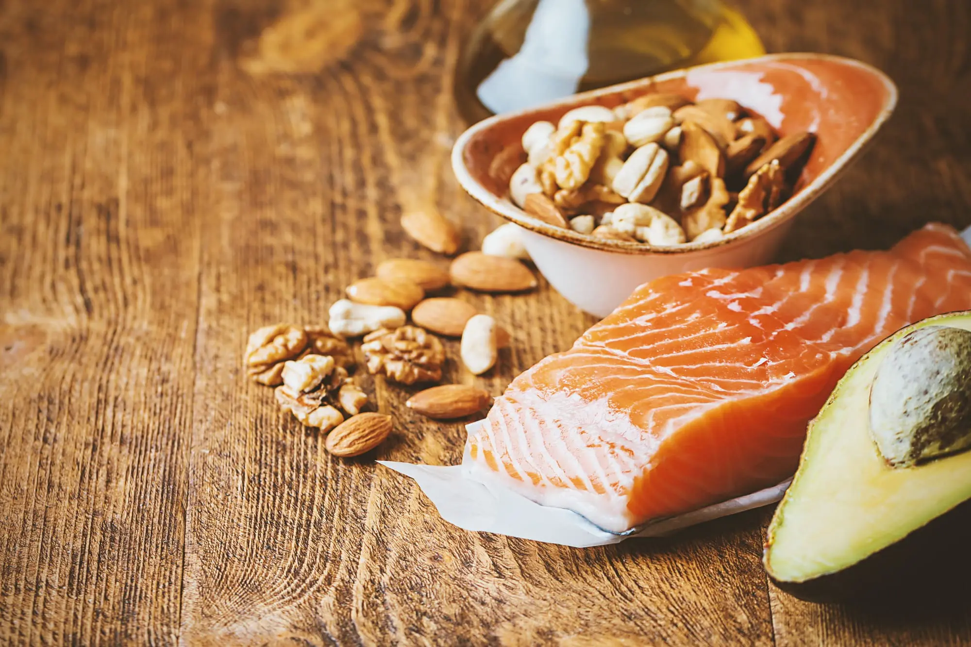 Healthy fats in nutrition.